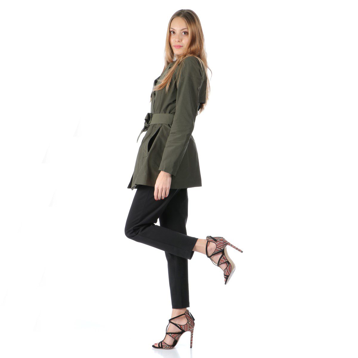 FORTUNE Verde - Trench - immagine 2