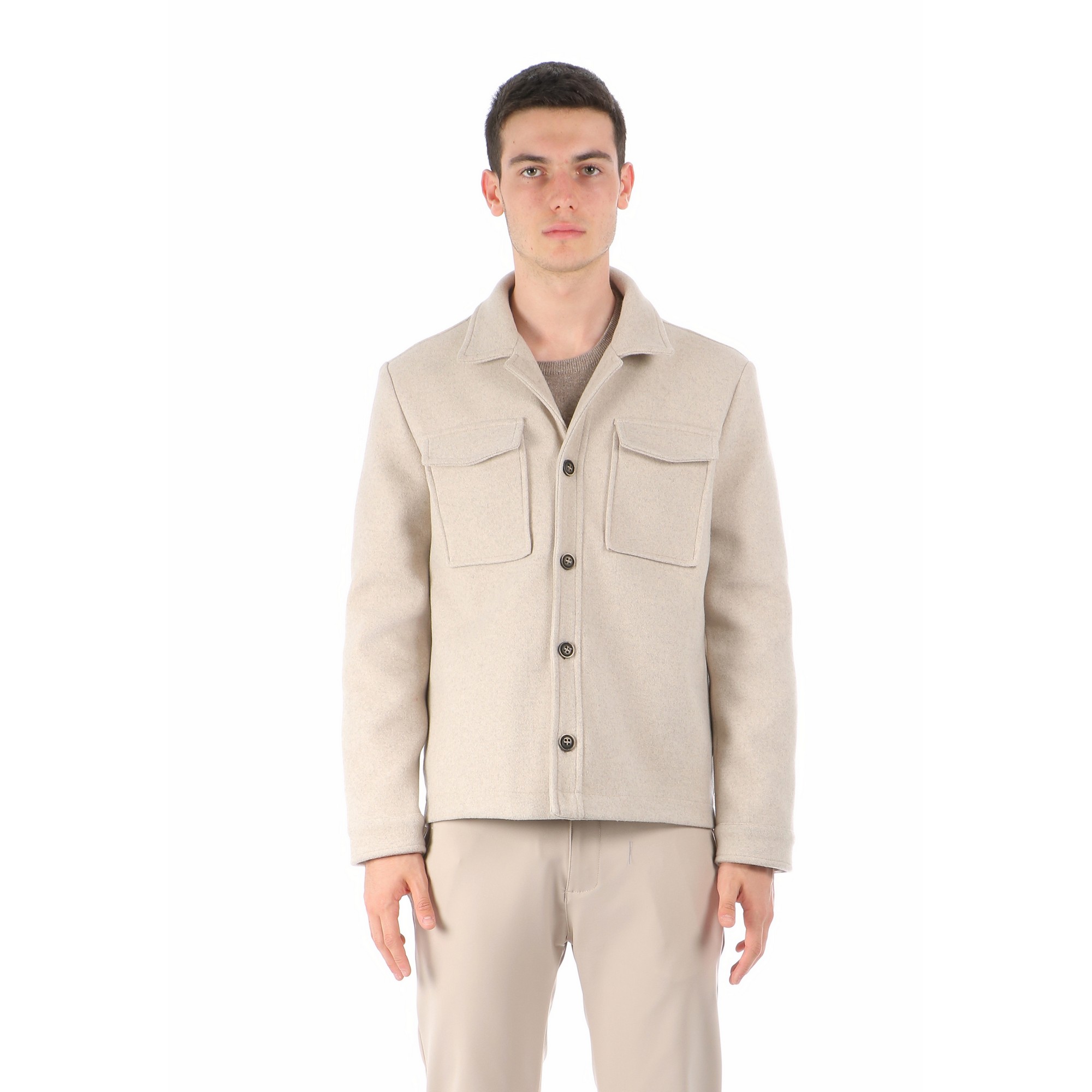 GENTLEMAN Beige - Giacca camicia - immagine 2
