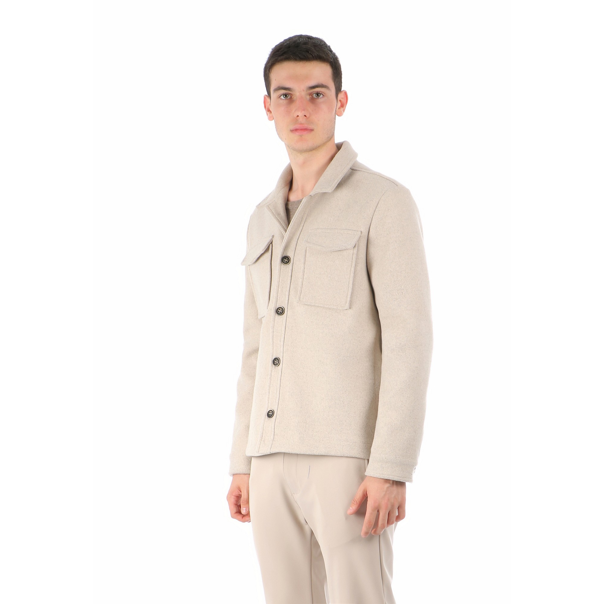 GENTLEMAN Beige - Giacca camicia - immagine 3