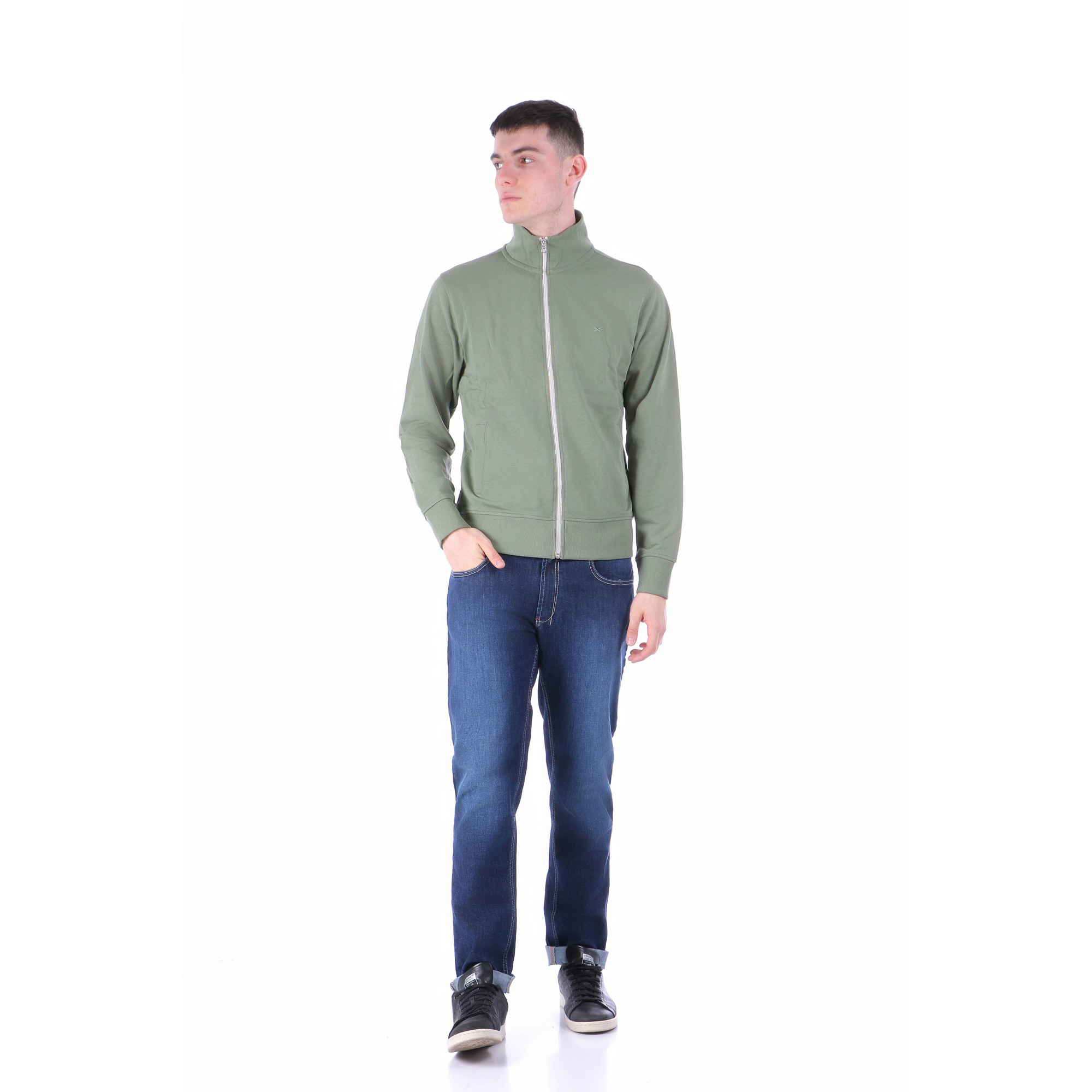 KNITTED Verde - Felpa