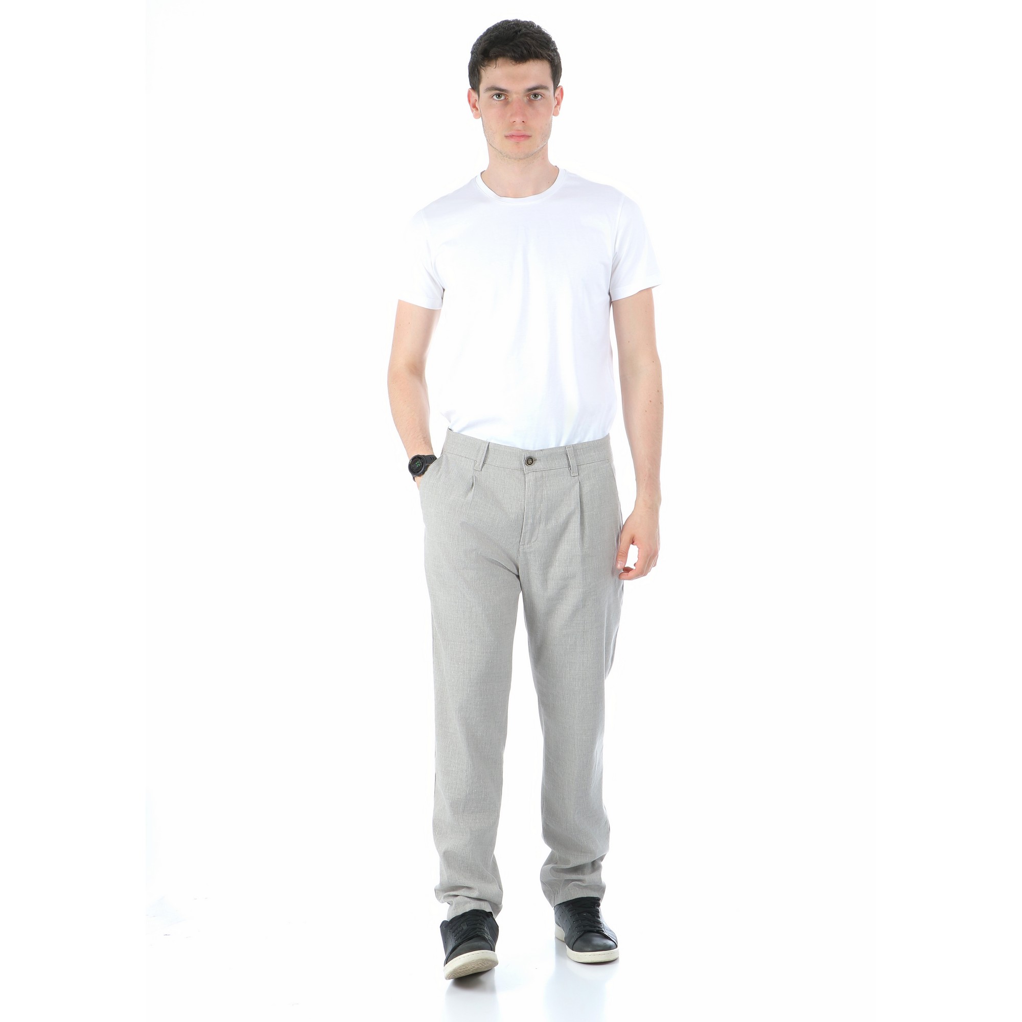 BONOLA Misto Lino - Pantalone
