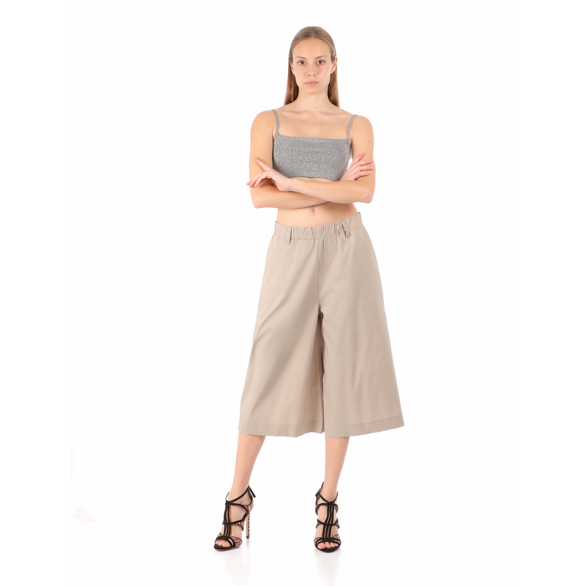 SLOUCHY Beige - Pantalone