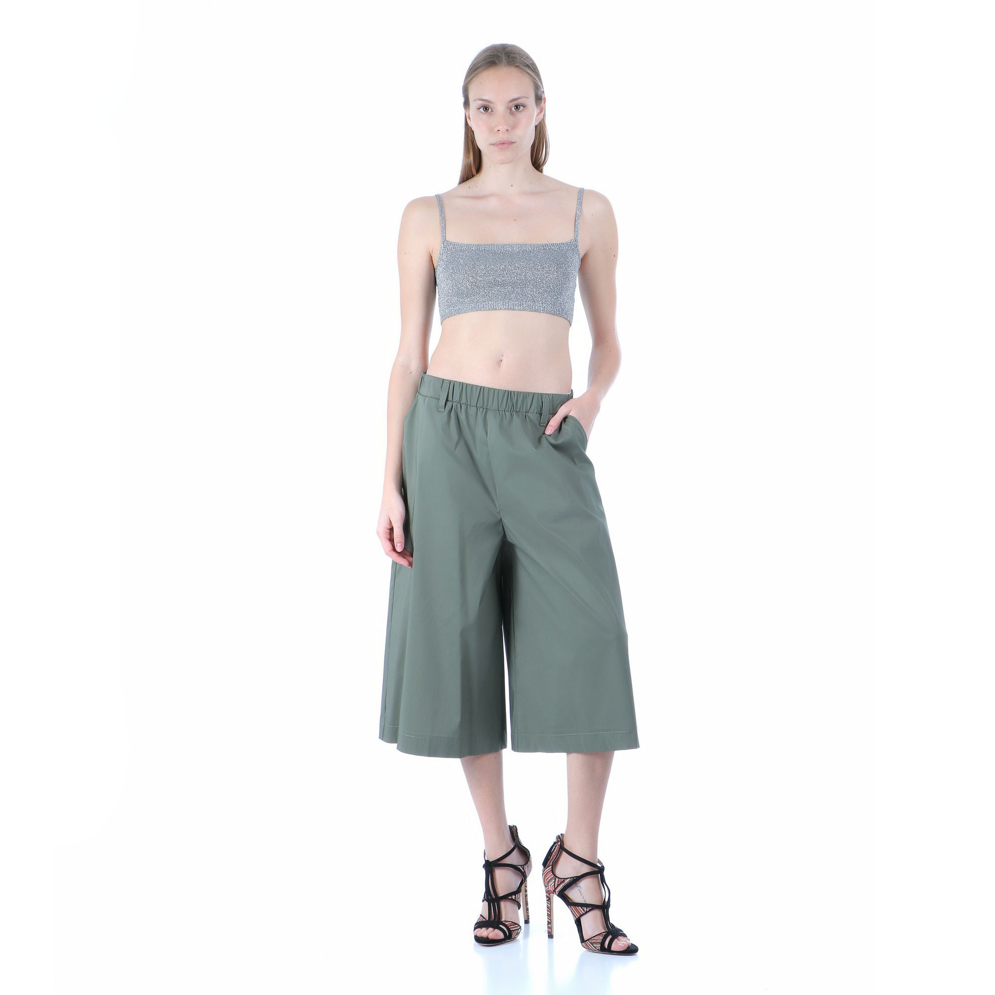 SLOUCHY Verde - Pantalone - immagine 5