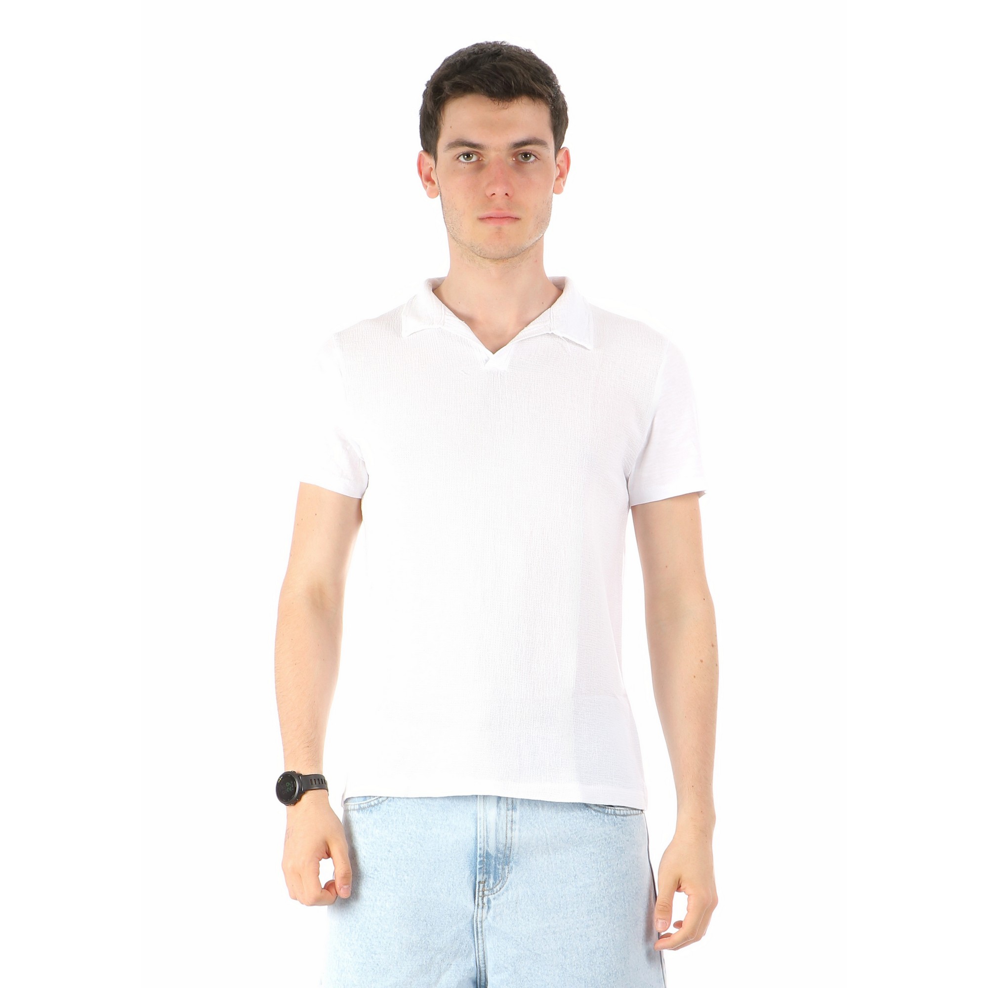 STANDER Bianco - Camicia Mezza Manica - immagine 2