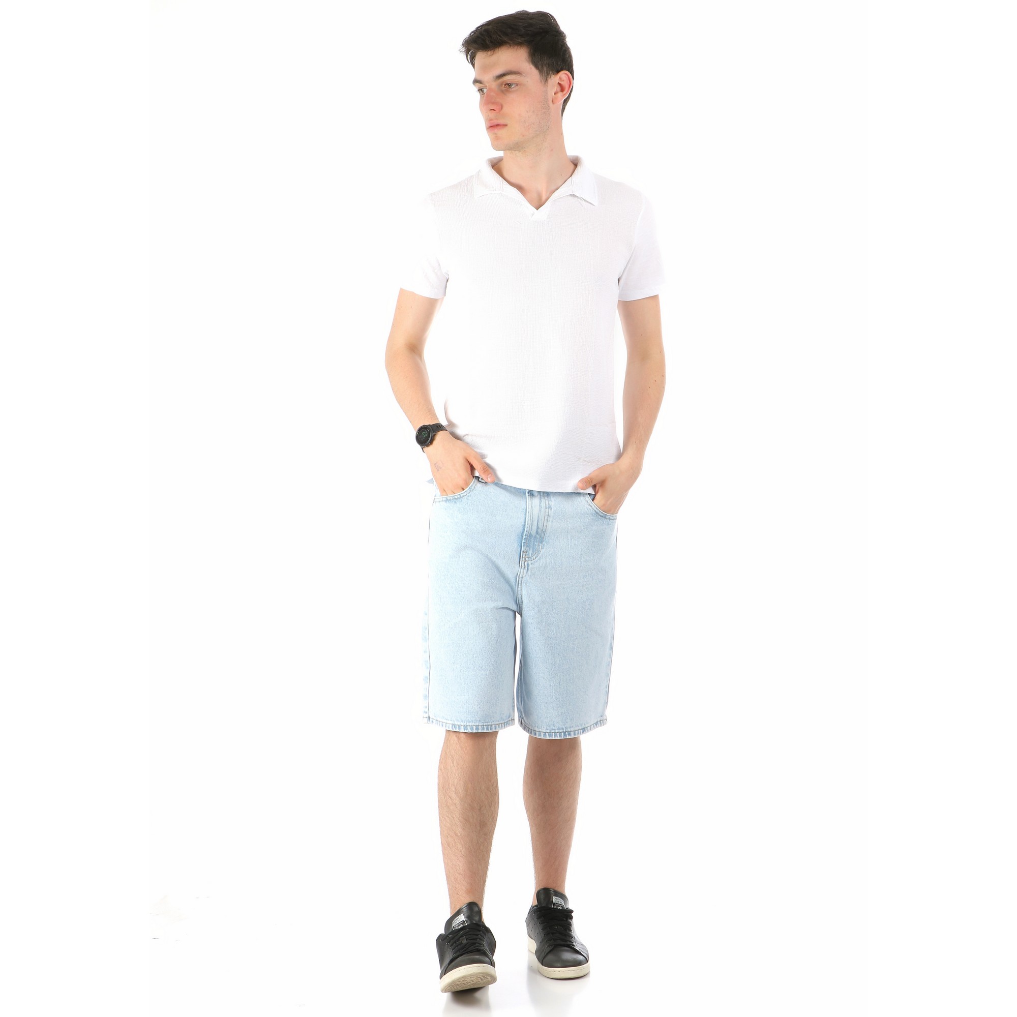 STANDER Bianco - Camicia Mezza Manica