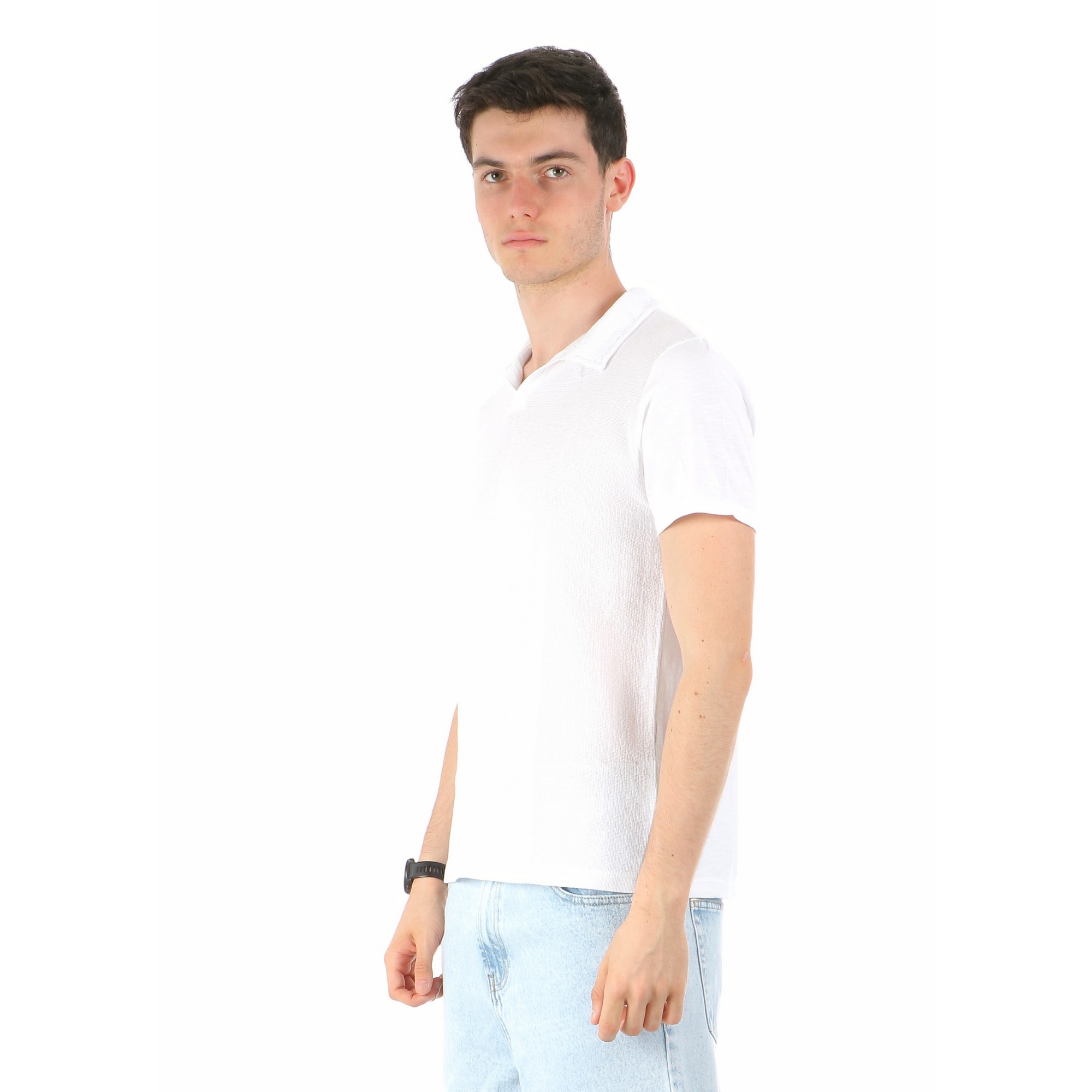 STANDER Bianco - Camicia Mezza Manica - immagine 3
