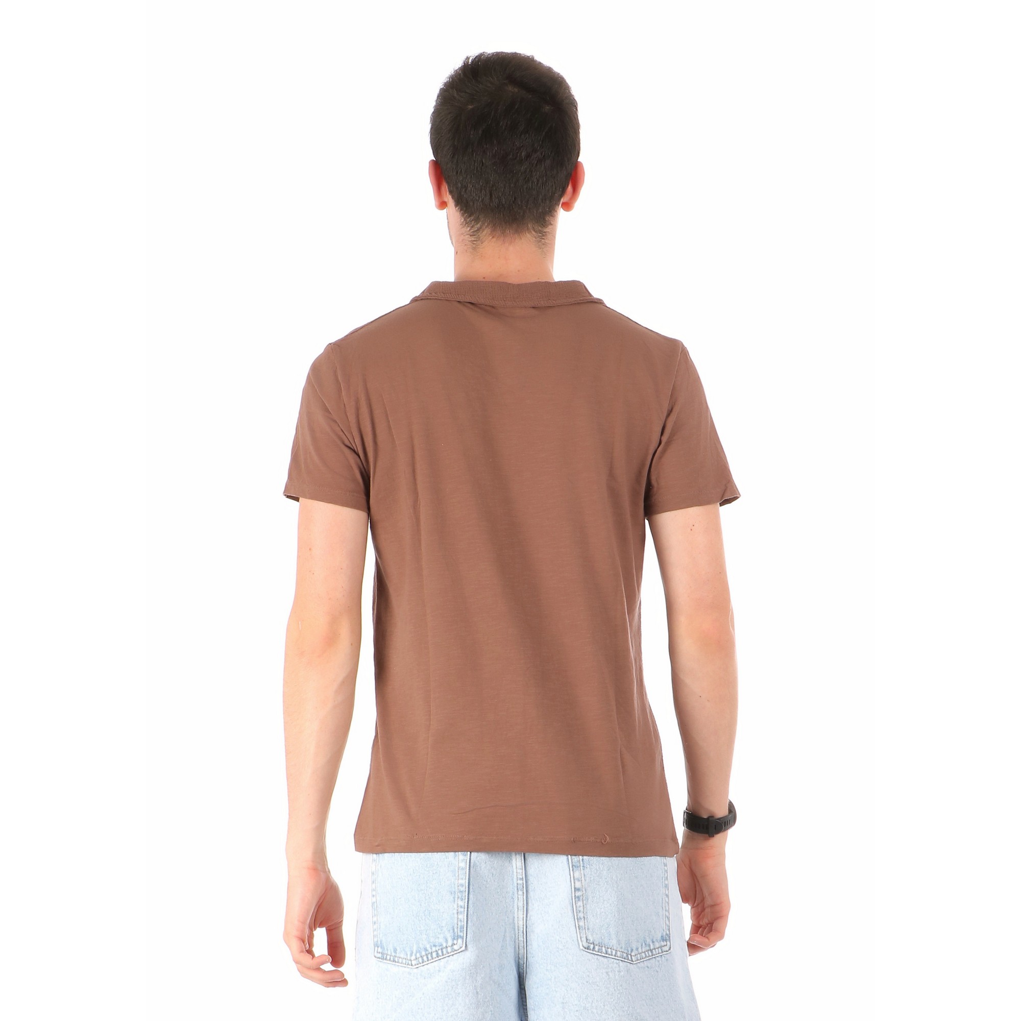 STANDER Cacao - Camicia Mezza Manica - immagine 4