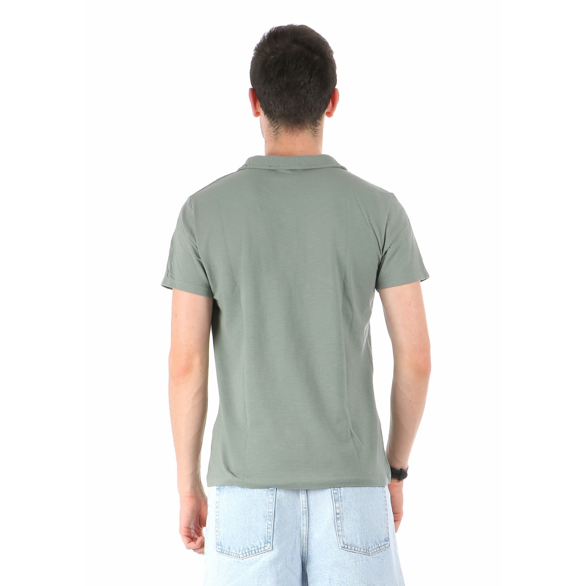 STANDER Verde Militare - Camicia Mezza Manica - immagine 4