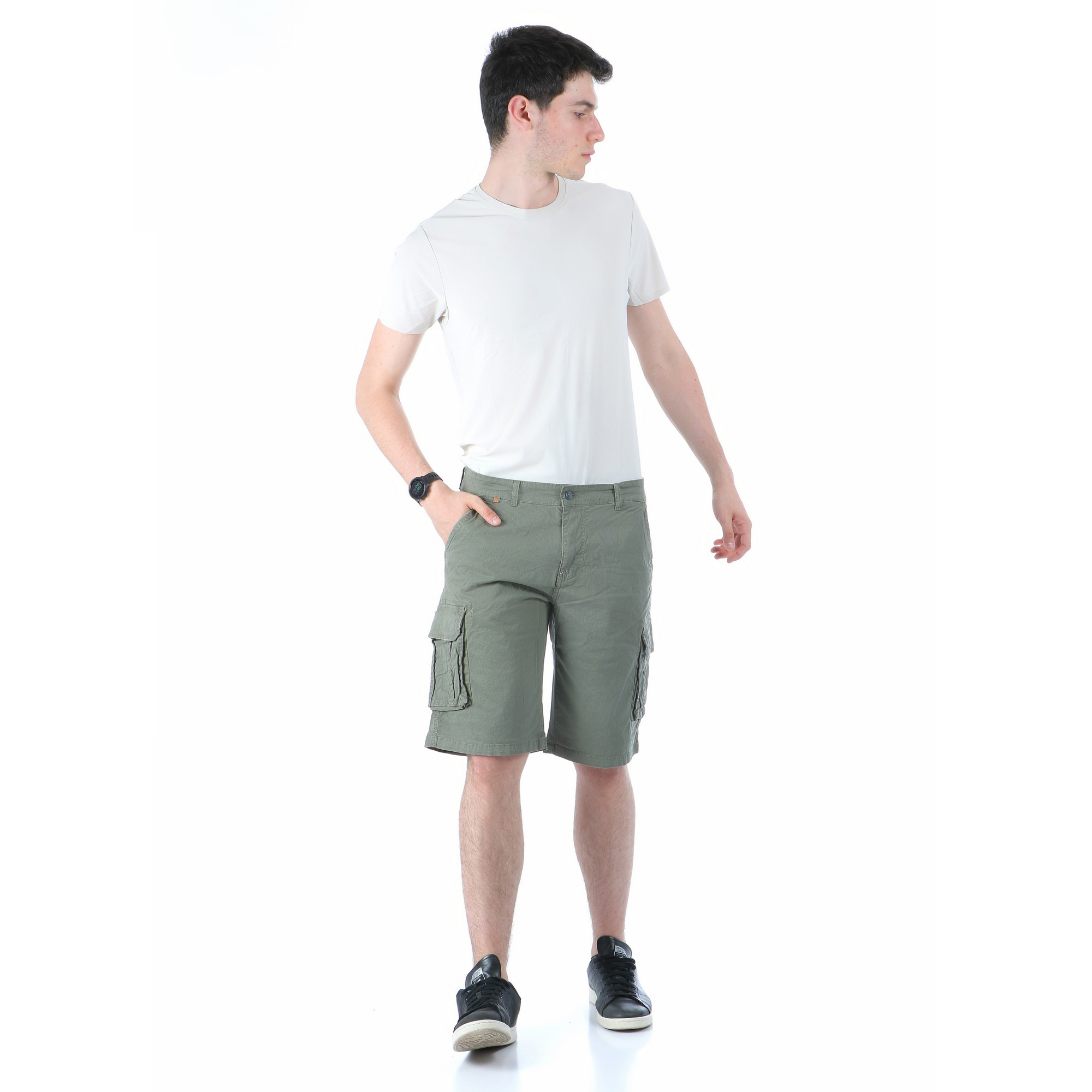 TIKI MICRO Verde Militare - Bermuda