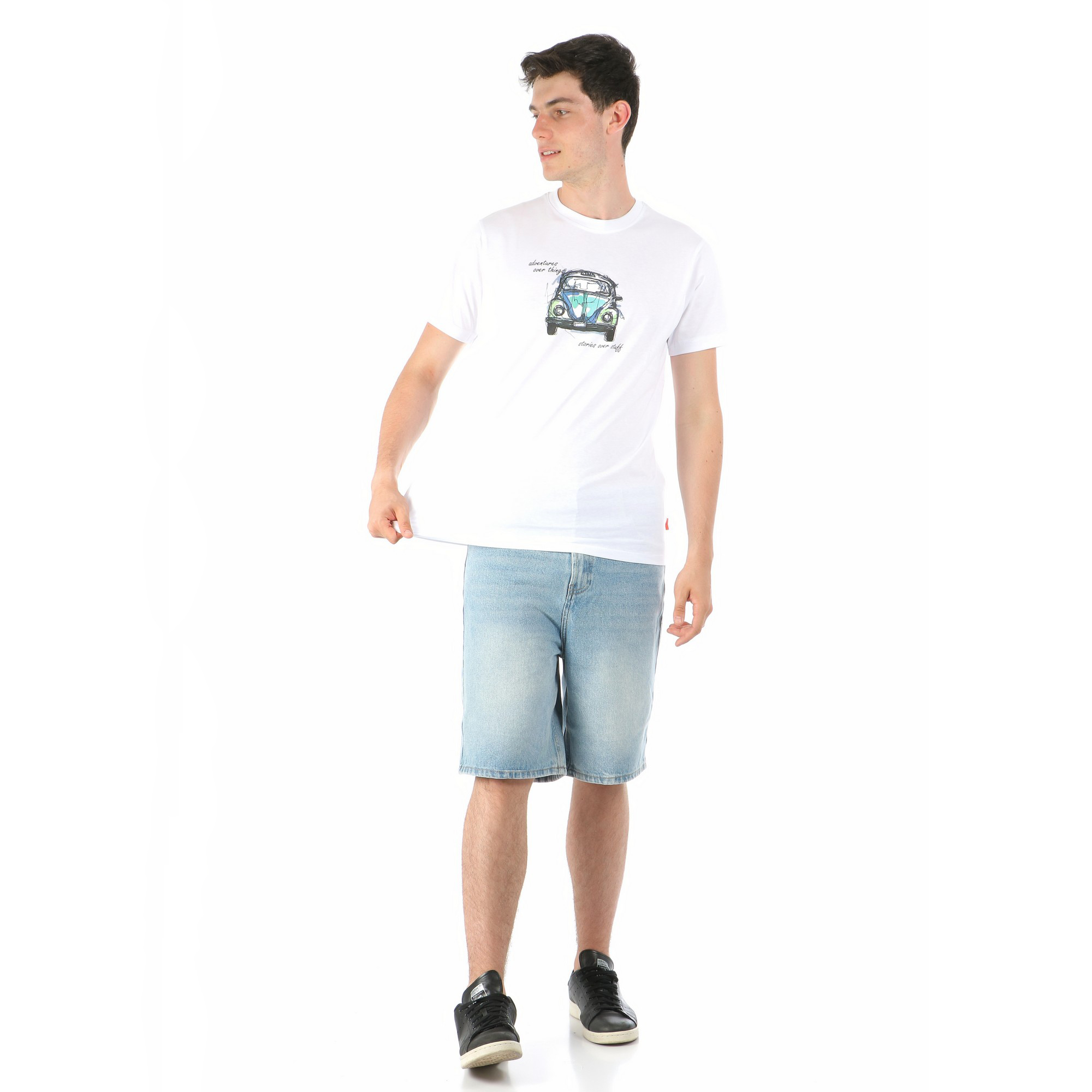 CRASHOUT Bianco - Tshirt