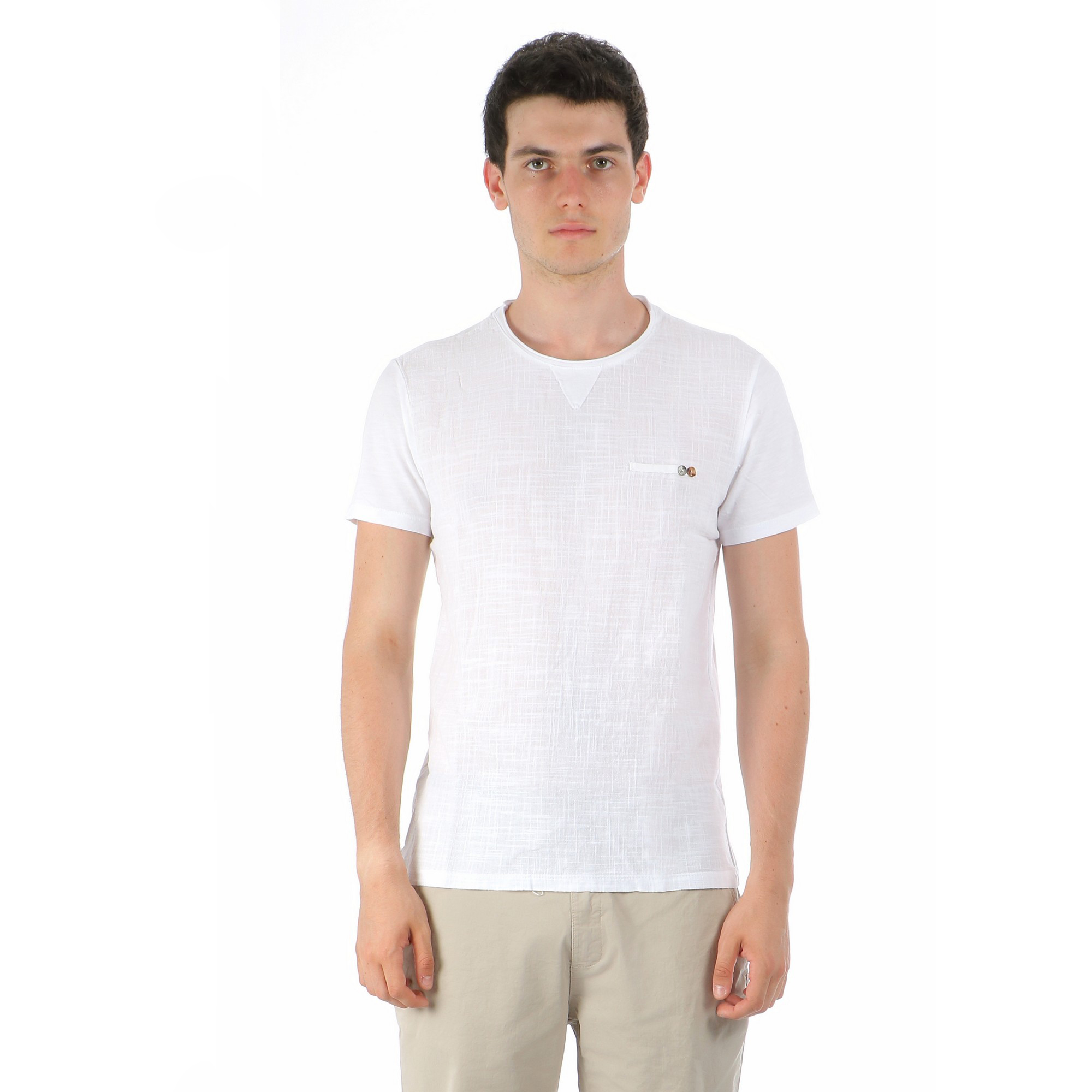 SLAPS Bianco - Tshirt - immagine 2