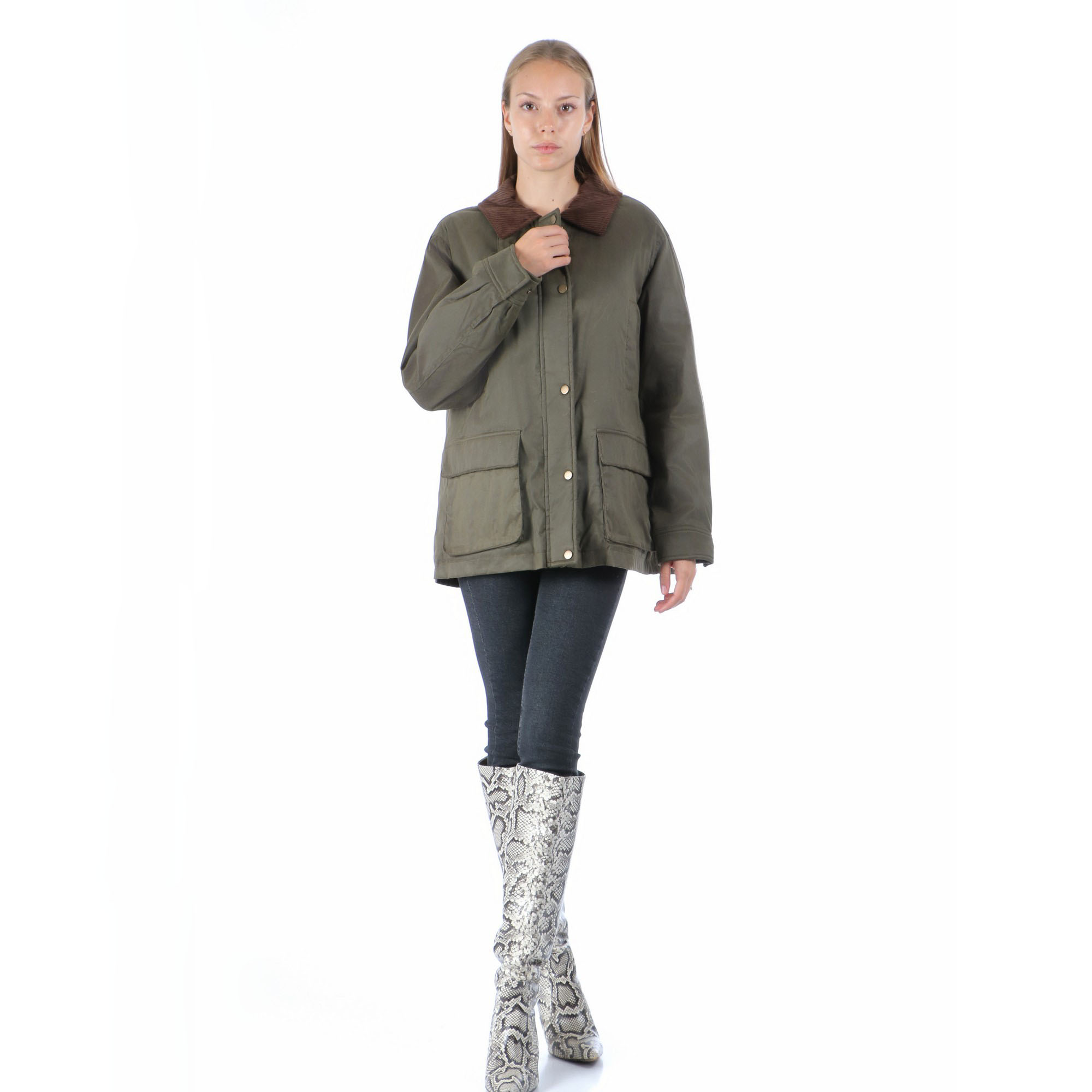 MINIMAL Verde - Barn Jacket - immagine 5