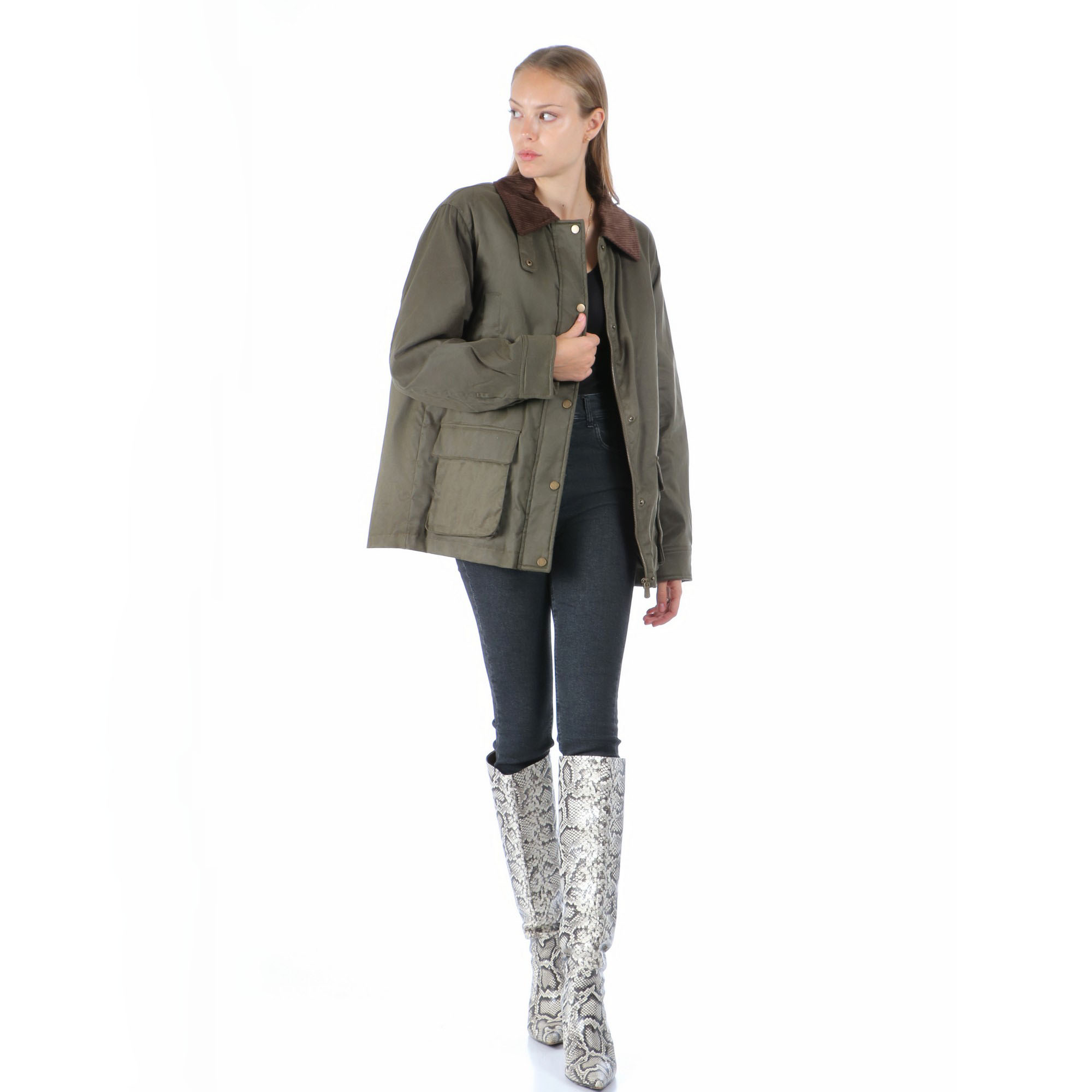 MINIMAL Verde - Barn Jacket - immagine 7