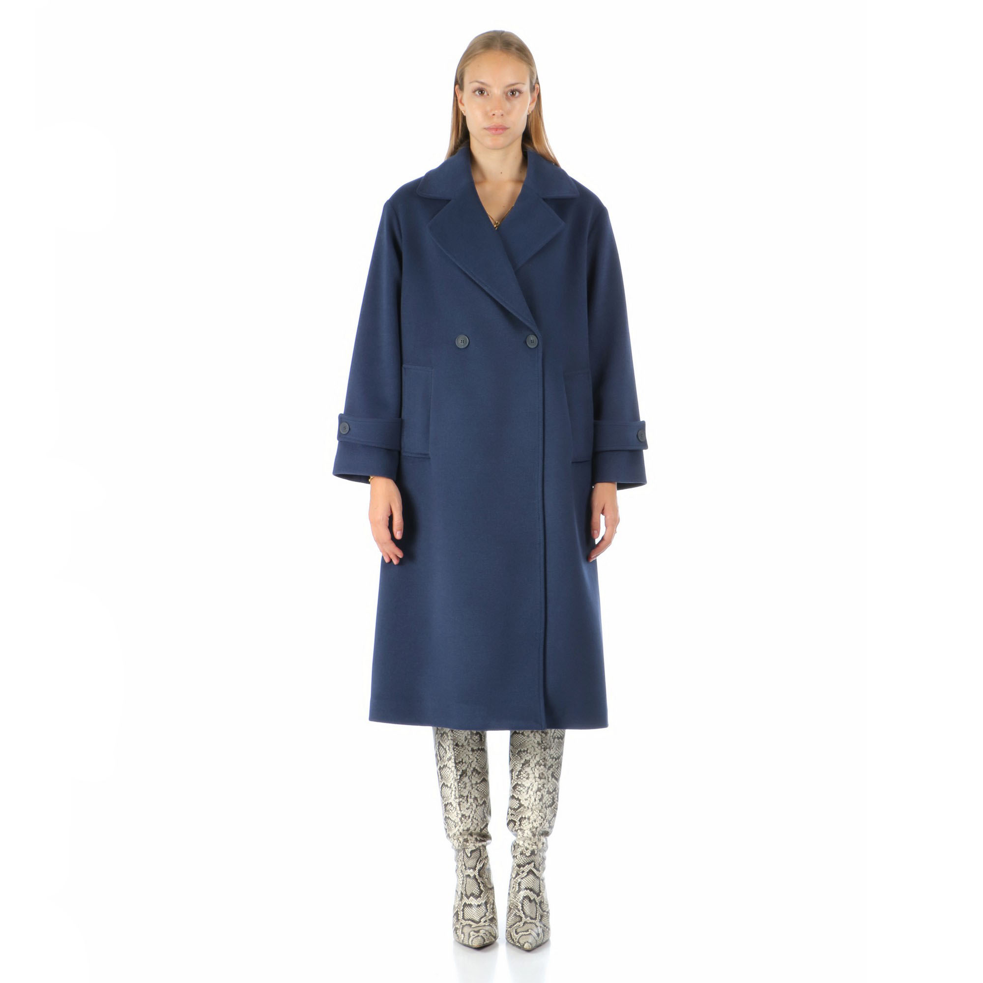 ZARINA Blu - Cappotto