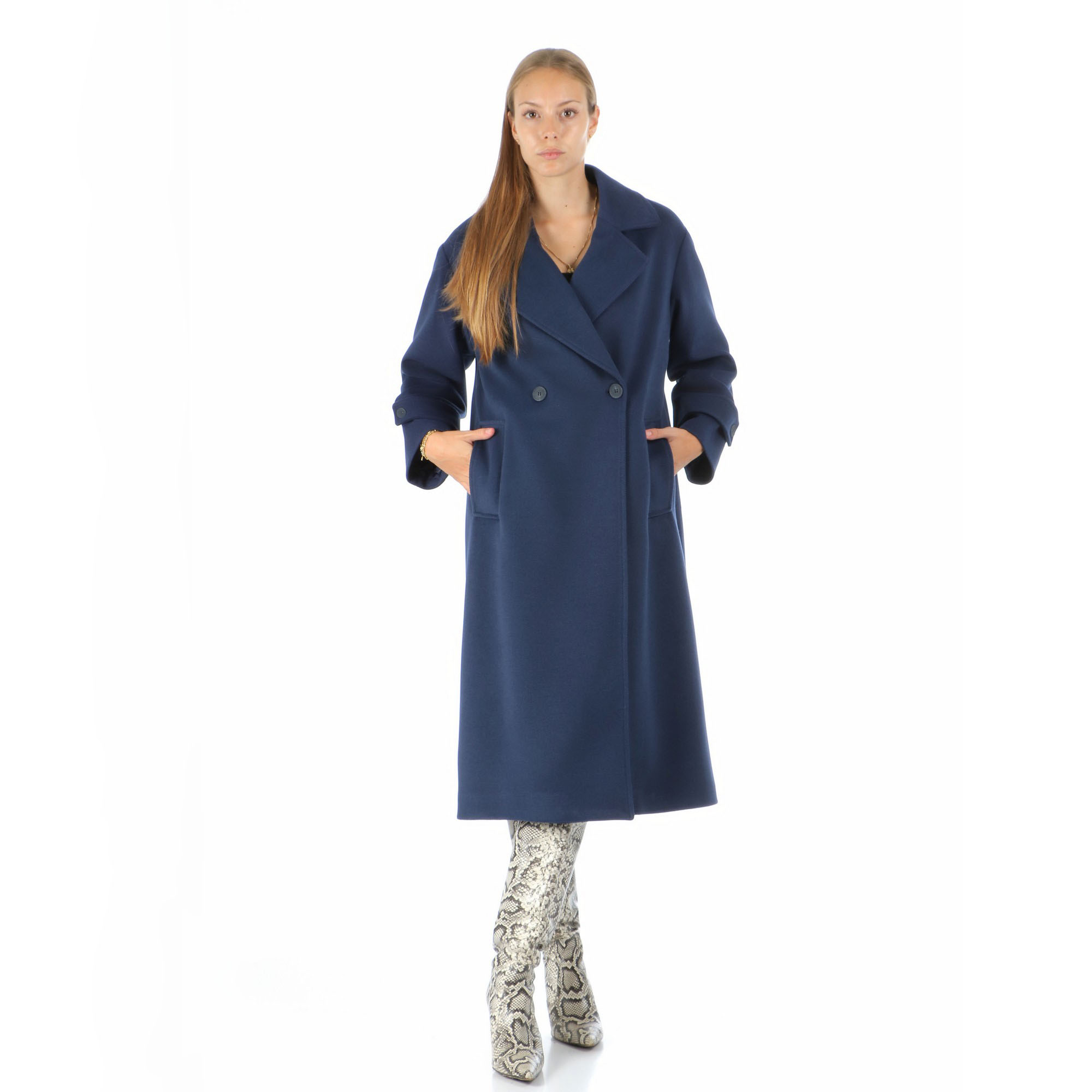 ZARINA Blu - Cappotto - immagine 4
